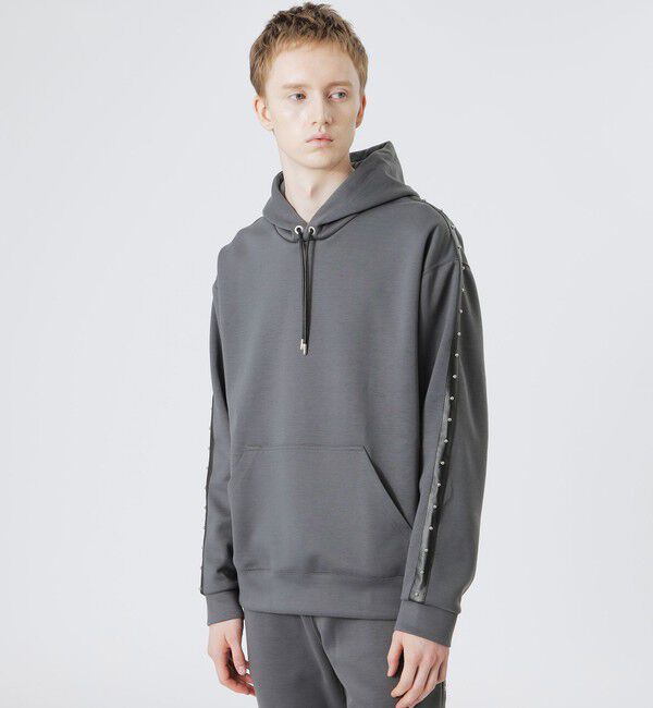  「RAMPONIテープライン パーカー」|パーカー|チャコールグレー