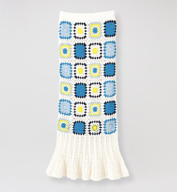  「グラニークロシェマーメイドスカート」|スカート|ホワイト