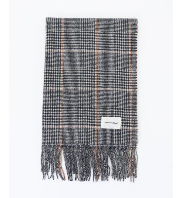 ikka「カシミヤタッチチェックマフラー」|マフラー|