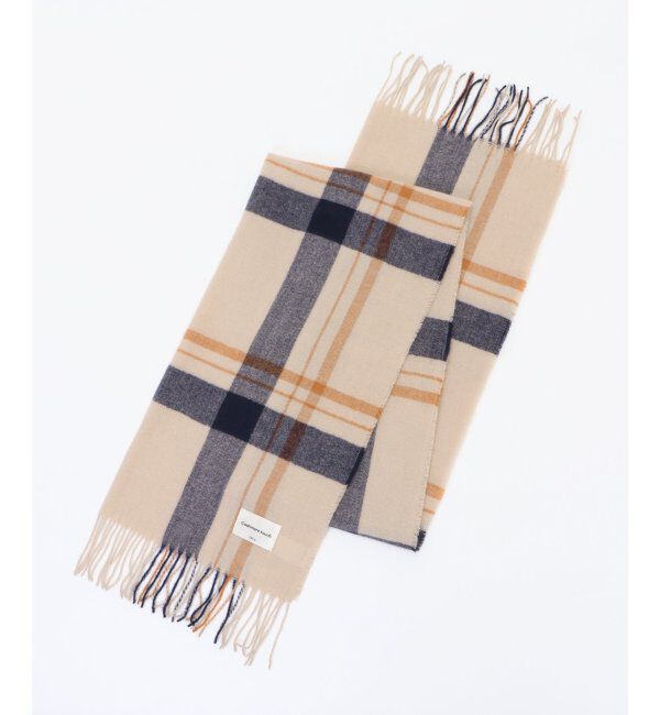 ikka「カシミヤタッチチェックマフラー」|マフラー|