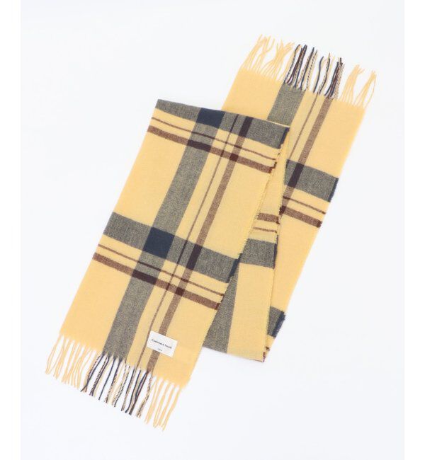 ikka「カシミヤタッチチェックマフラー」|マフラー|