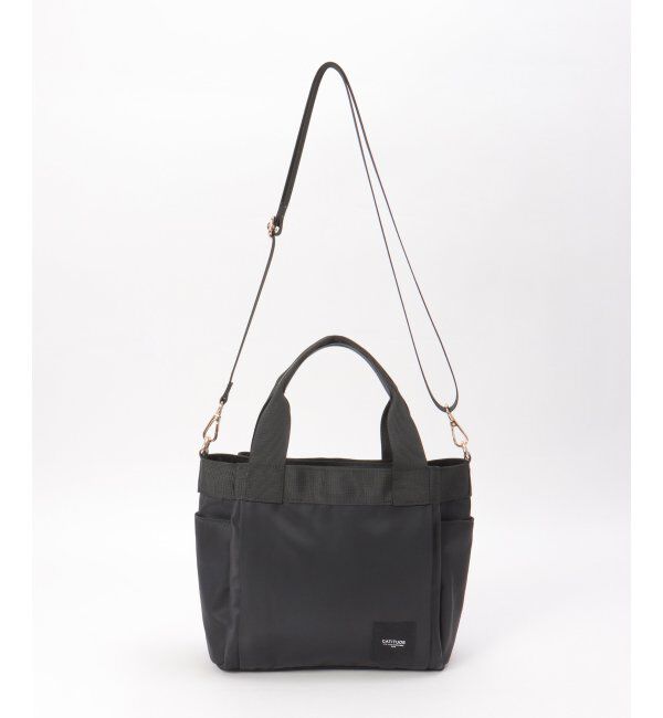 ikka「撥水ナイロン10ポケット2WAYトートバッグ」|その他|ブラック