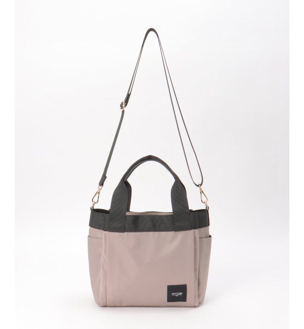 ikka「撥水ナイロン10ポケット2WAYトートバッグ」|その他|ピンク