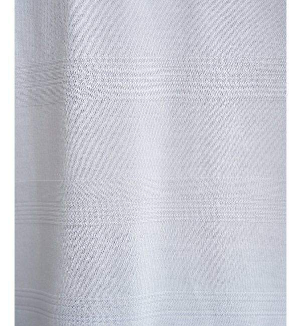 IKKA LOUNGE「ランダムリップルボーダーロンT」|Tシャツ・カットソー|