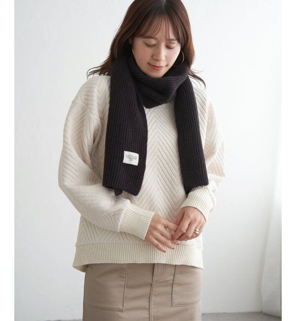 ikka「リブニットマフラー」|マフラー|