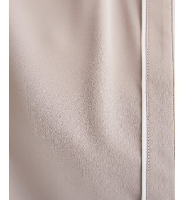 IKKA LOUNGE「ジョーゼットバイカラーブラウス」|シャツ・ブラウス|