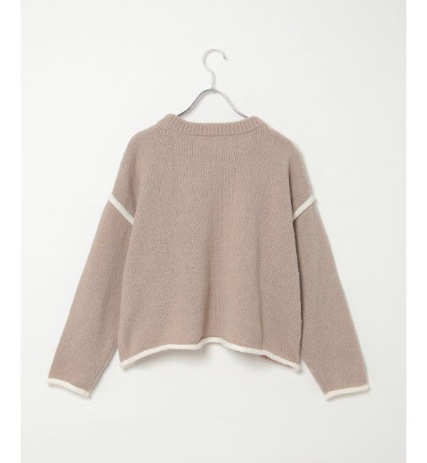 Lbc with Life「配色カールネックプルオーバー」|カーディガン|