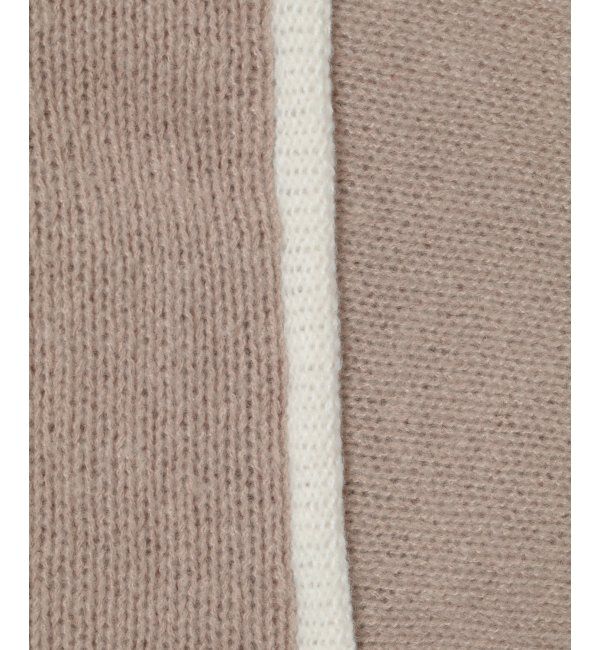 Lbc with Life「配色カールネックプルオーバー」|カーディガン|