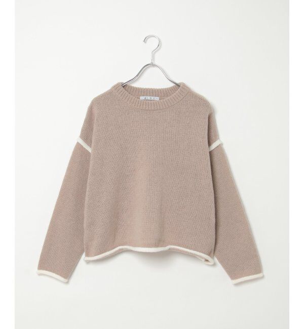 Lbc with Life「配色カールネックプルオーバー」|カーディガン|