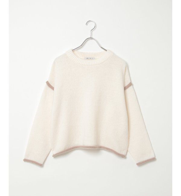 Lbc with Life「配色カールネックプルオーバー」|カーディガン|