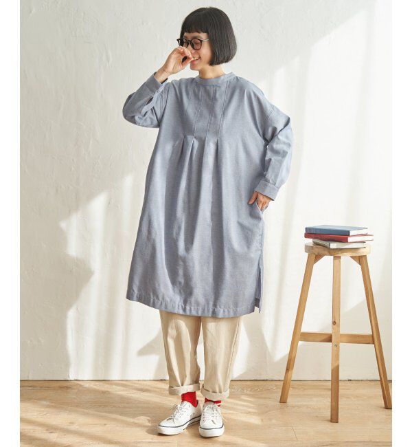 Lbc with Life「コットンMIX 3WAYタックワンピース」|ワンピース|