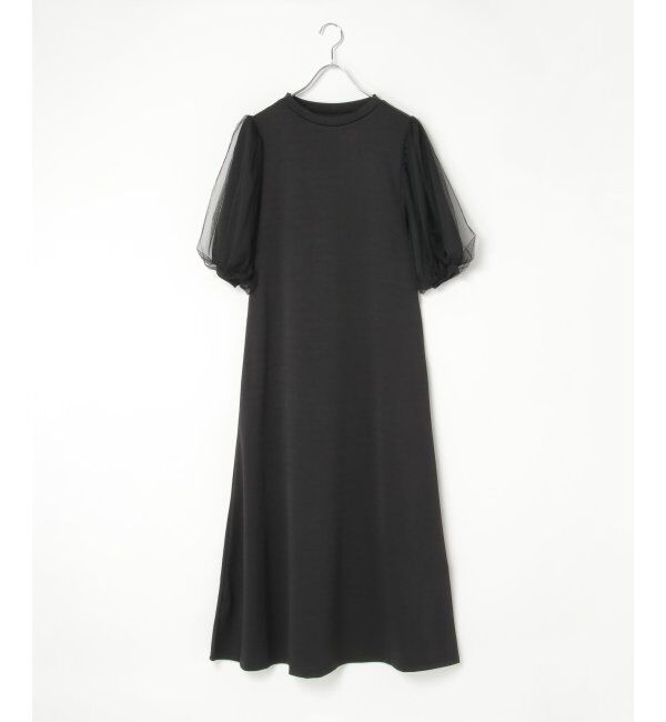 VENCE share style「チュールボリュームスリーブワンピース」|ワンピース|