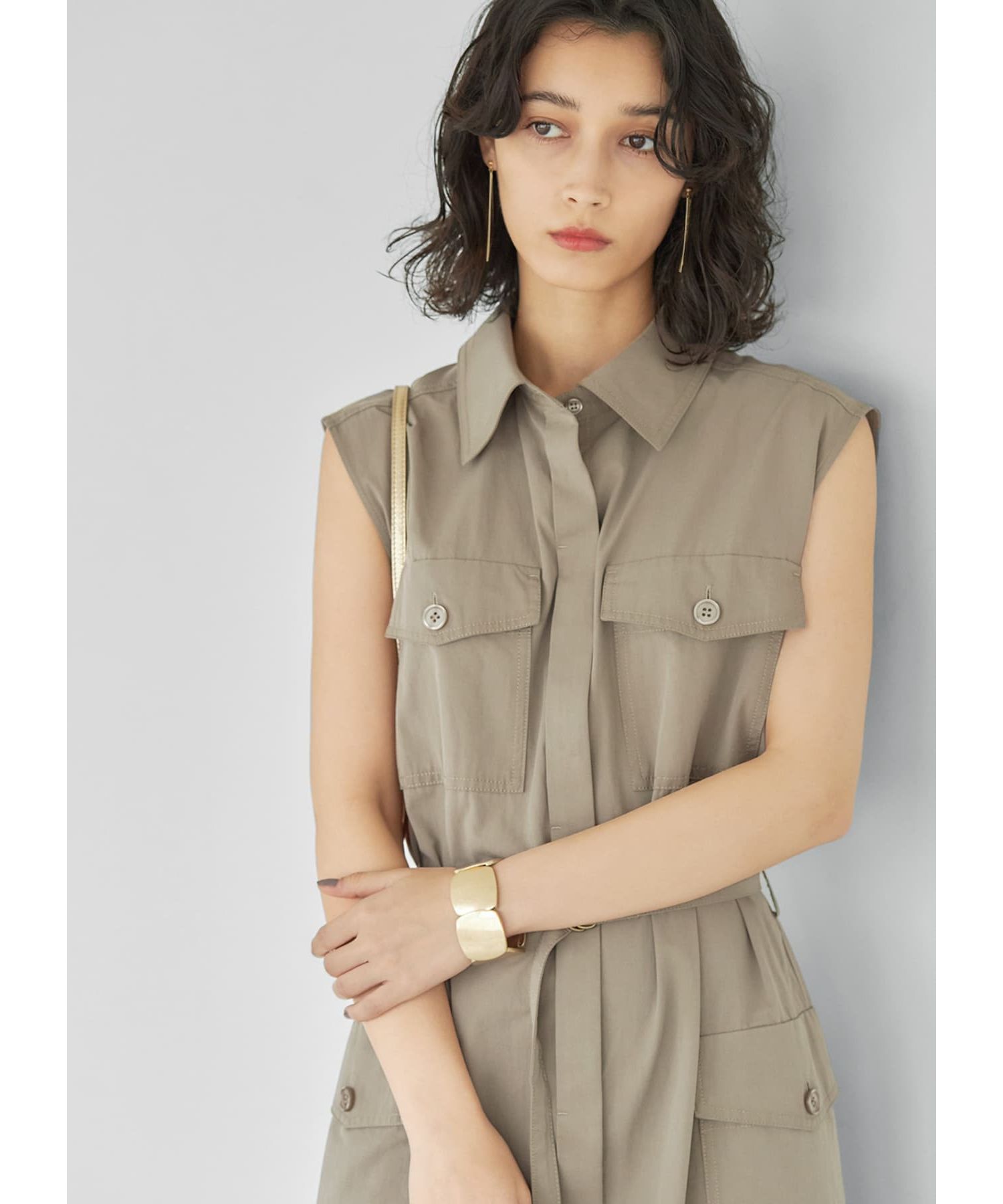 STYLE DELI「【金アレ対策】しだれチェーンステンレスピアス」|ピアス|