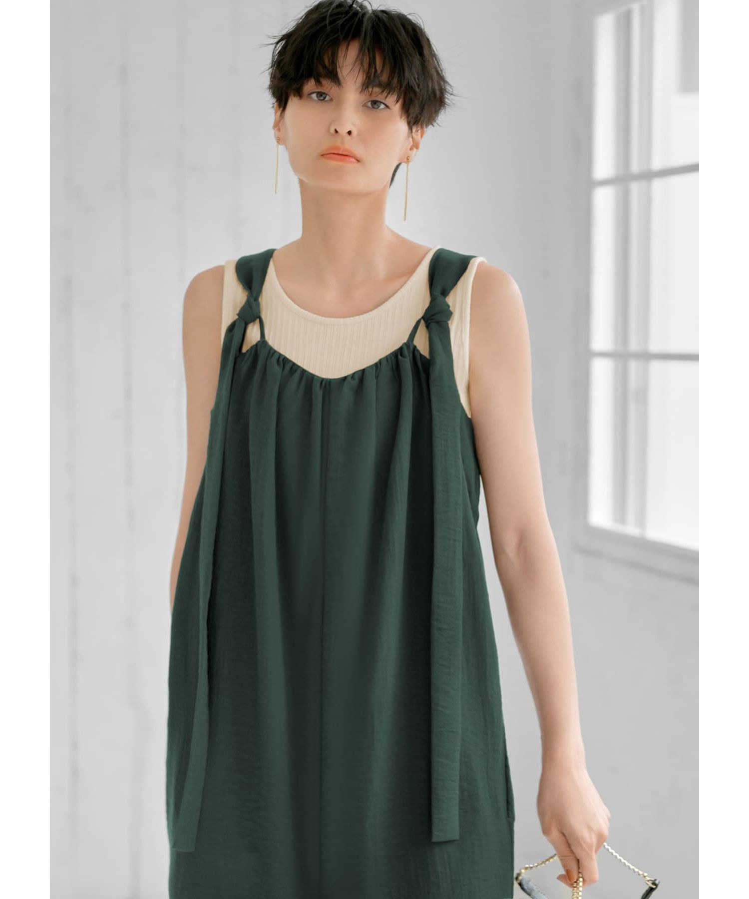 STYLE DELI「【金アレ対策】しだれチェーンステンレスピアス」|ピアス|