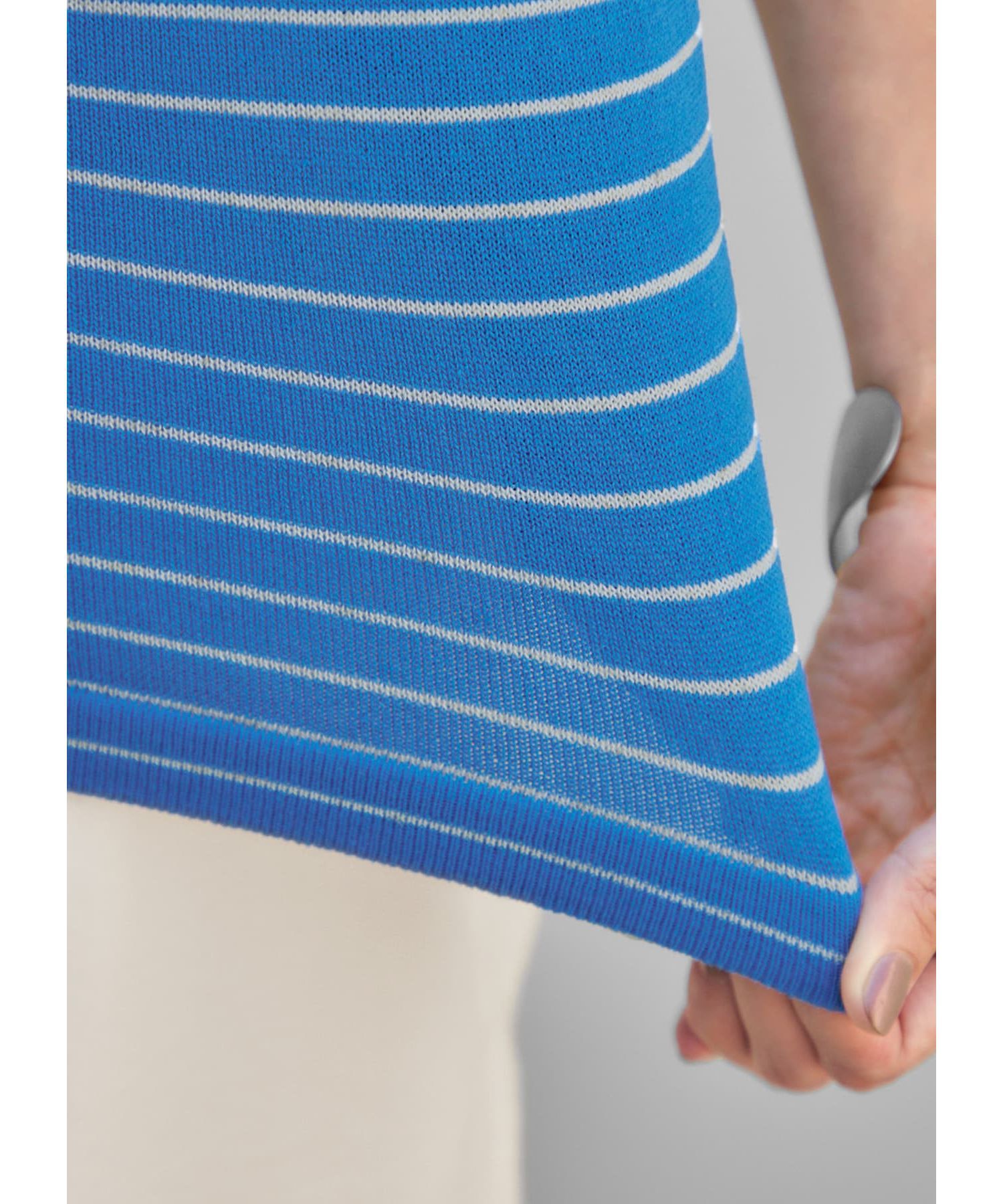 STYLE DELI「ボーダー柄サマーニットトップス」|ニット・セーター|