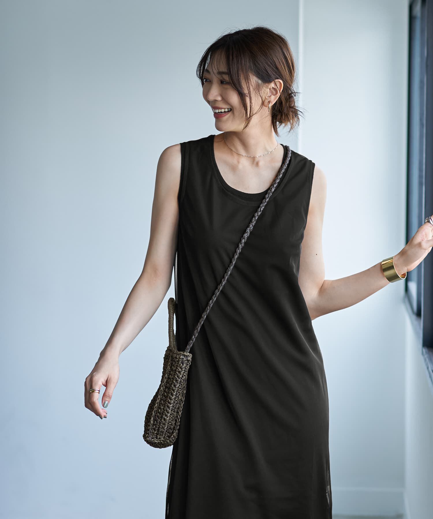 STYLE DELI「重ねて楽しむチュールオーバーワンピース」|ワンピース|