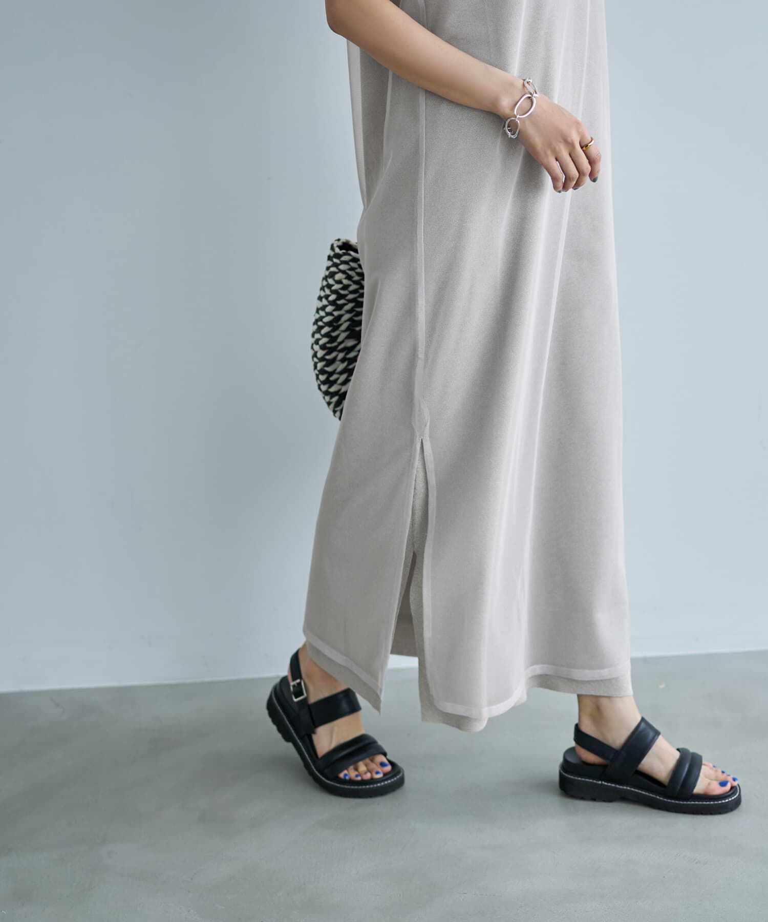 STYLE DELI「重ねて楽しむチュールオーバーワンピース」|ワンピース|