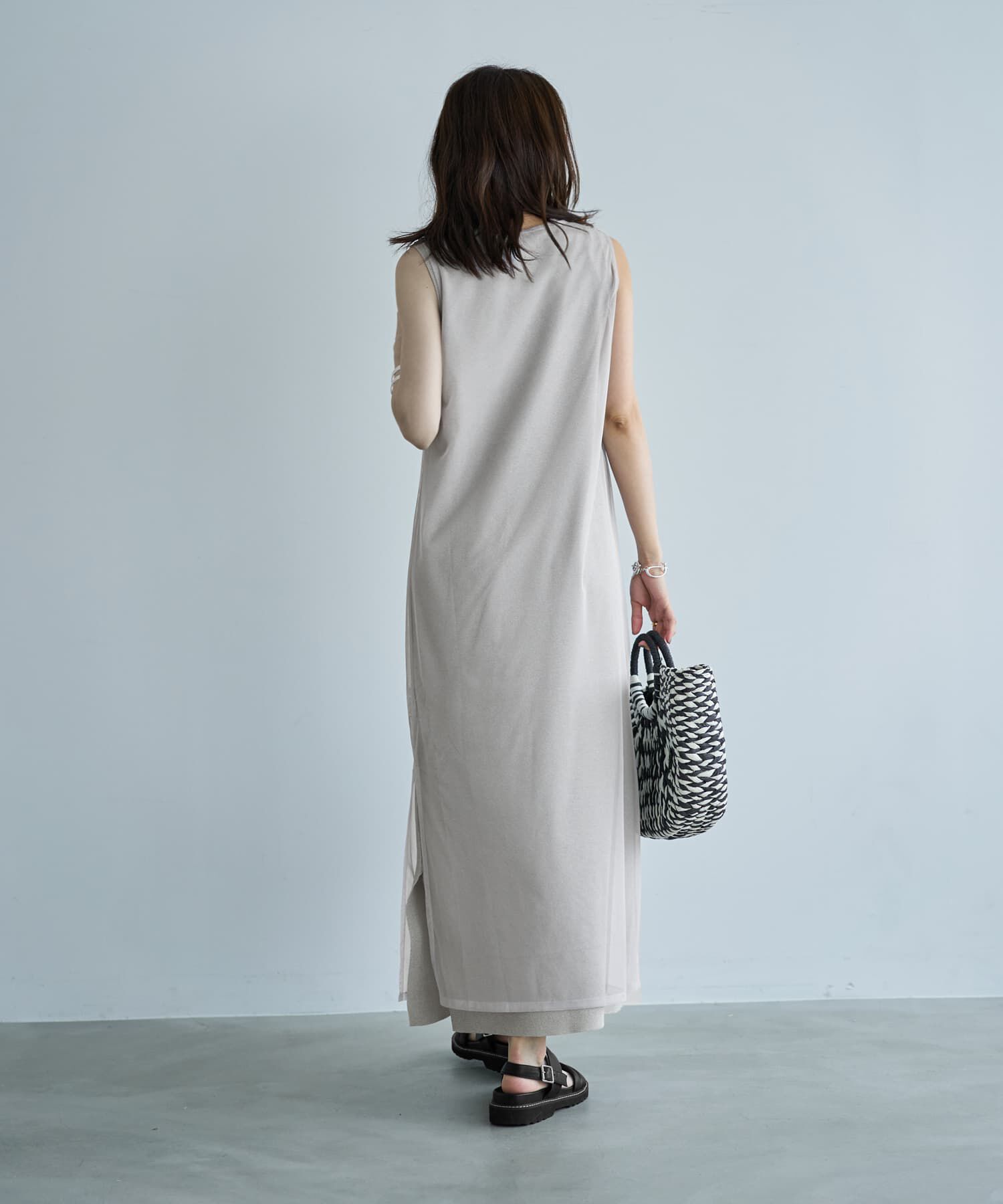 STYLE DELI「重ねて楽しむチュールオーバーワンピース」|ワンピース|