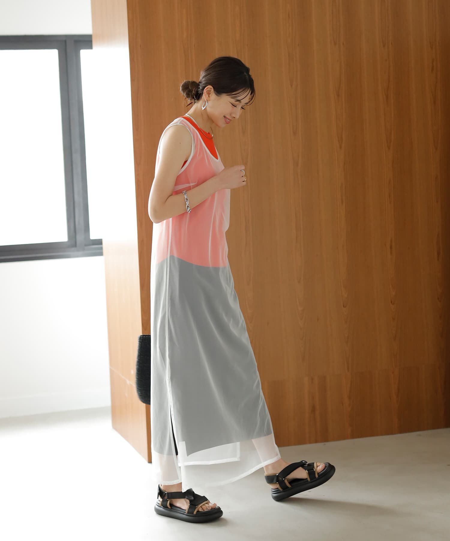 STYLE DELI「重ねて楽しむチュールオーバーワンピース」|ワンピース|