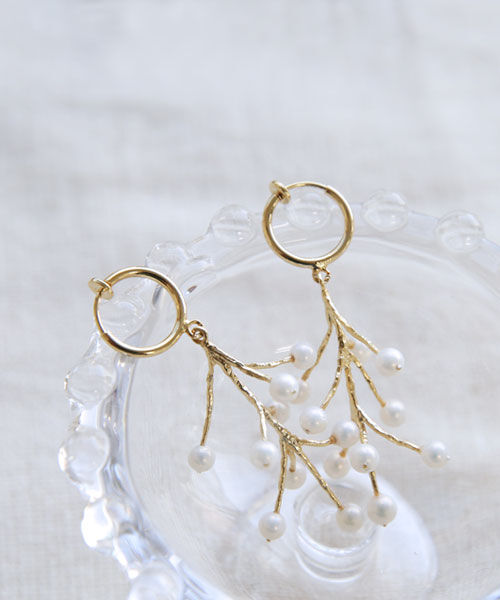 colleca la「パールツリーピアス・イヤリング」|ピアス|ゴールドイヤリング