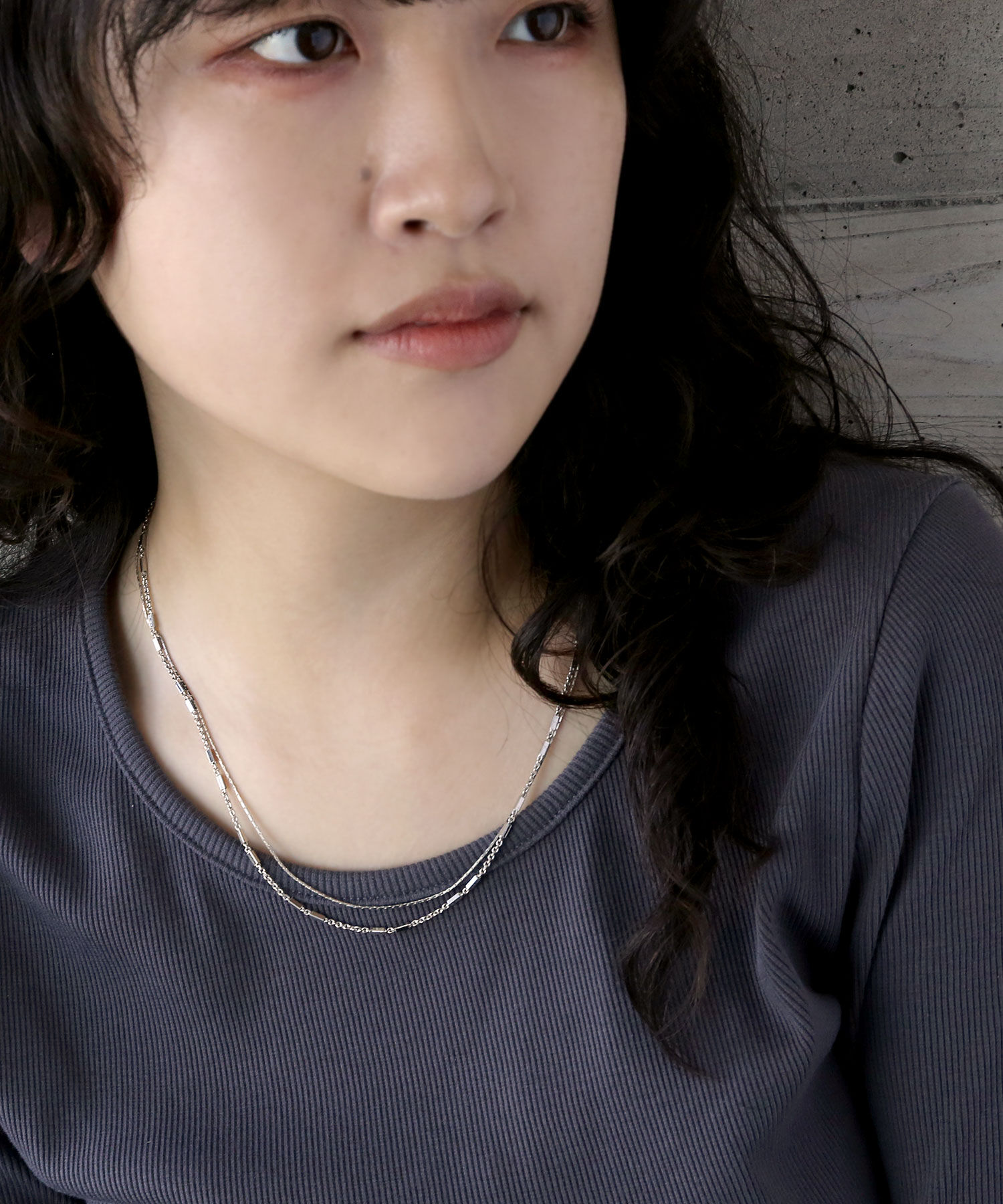 colleca la「2連チェーンネックレス」|ネックレス|