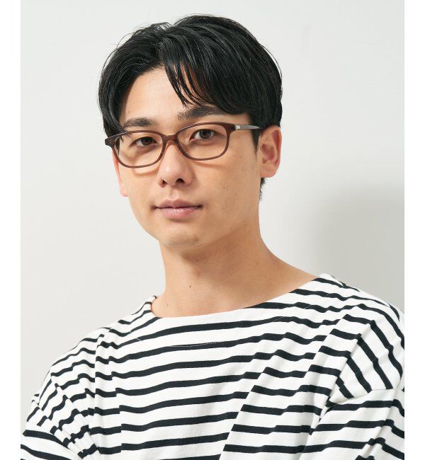  「スクエア型 メガネ きちんと感と上質感あふれるフレーム ｜Zoff｜BASIC STYLE   レンズ交換券付」|メガネ|