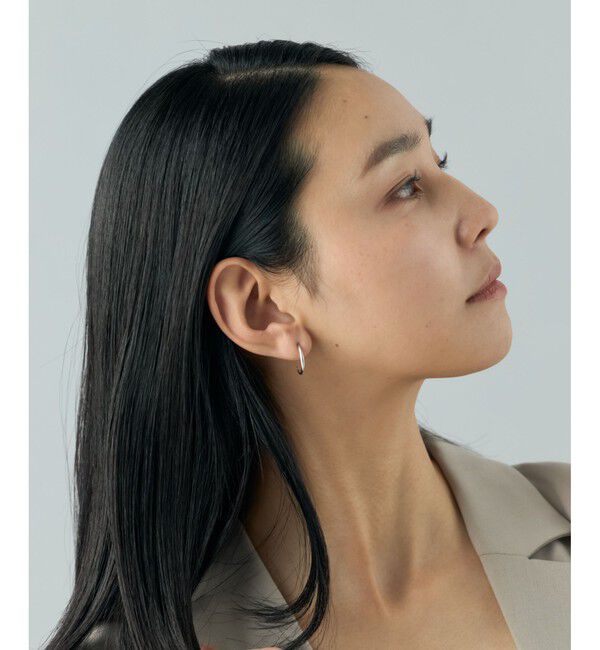 Jouete「[サスペンダー] K10WG ピアス オーバル」|ピアス|