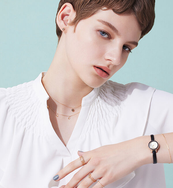 NOJESS「K10ブラックダイヤピアス」|ピアス|