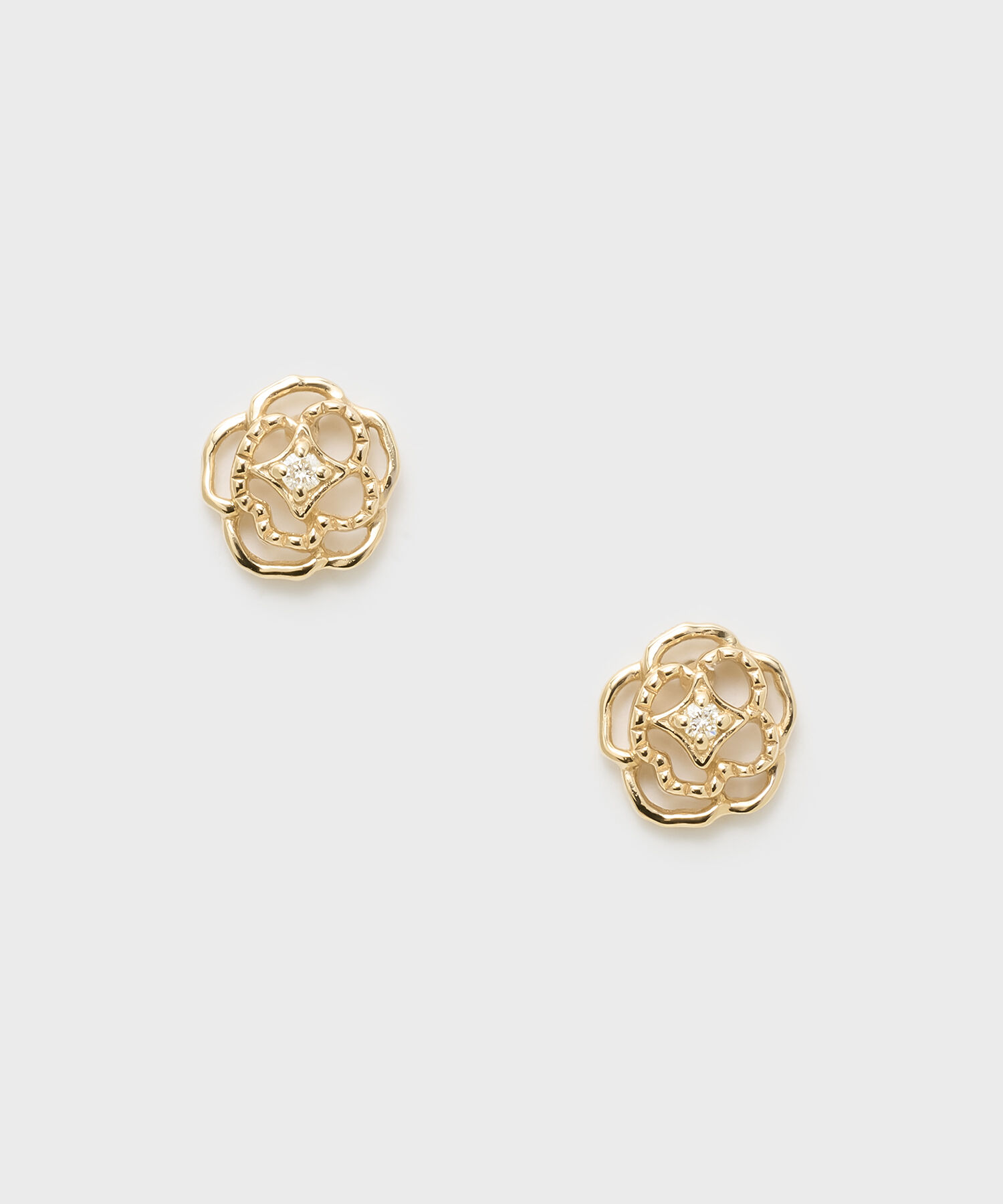 NOJESS「K10ダイヤモンドピアス」|ピアス|