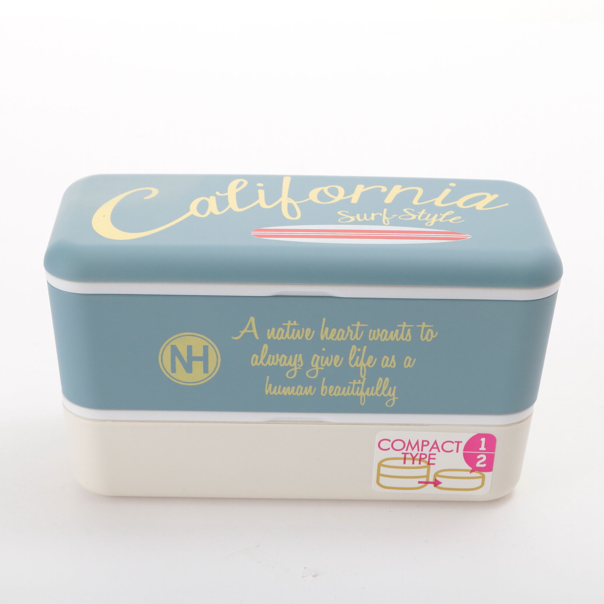 BACKYARD FAMILY「ランチボックス ネイティブハート Native Heart お弁当箱 NH 2段 ランチ 通販」|食器・キッチングッズ|ブルー1