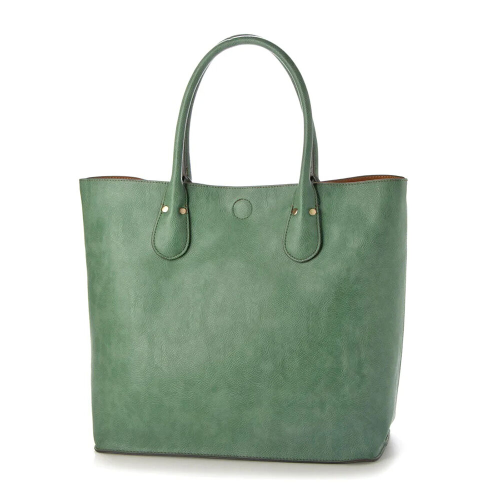 BACKYARD FAMILY「トートバッグ フェイクレザー 通販 レディース メンズ トートバック オティアス 01941」|トートバッグ|グリーン1