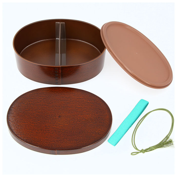 BACKYARD FAMILY「曲げわっぱ 弁当箱 レンジ対応 通販 小判弁当 わっぱ風 1段 抗菌 弁当箱 丸型 大きいサイズ」|食器・キッチングッズ|