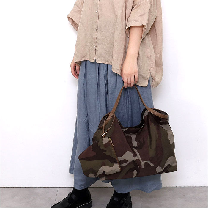 BACKYARD FAMILY「cooco クーコ バッグ トートバッグ 迷彩柄 大容量 レディース 通販 トートバック トート」|トートバッグ|