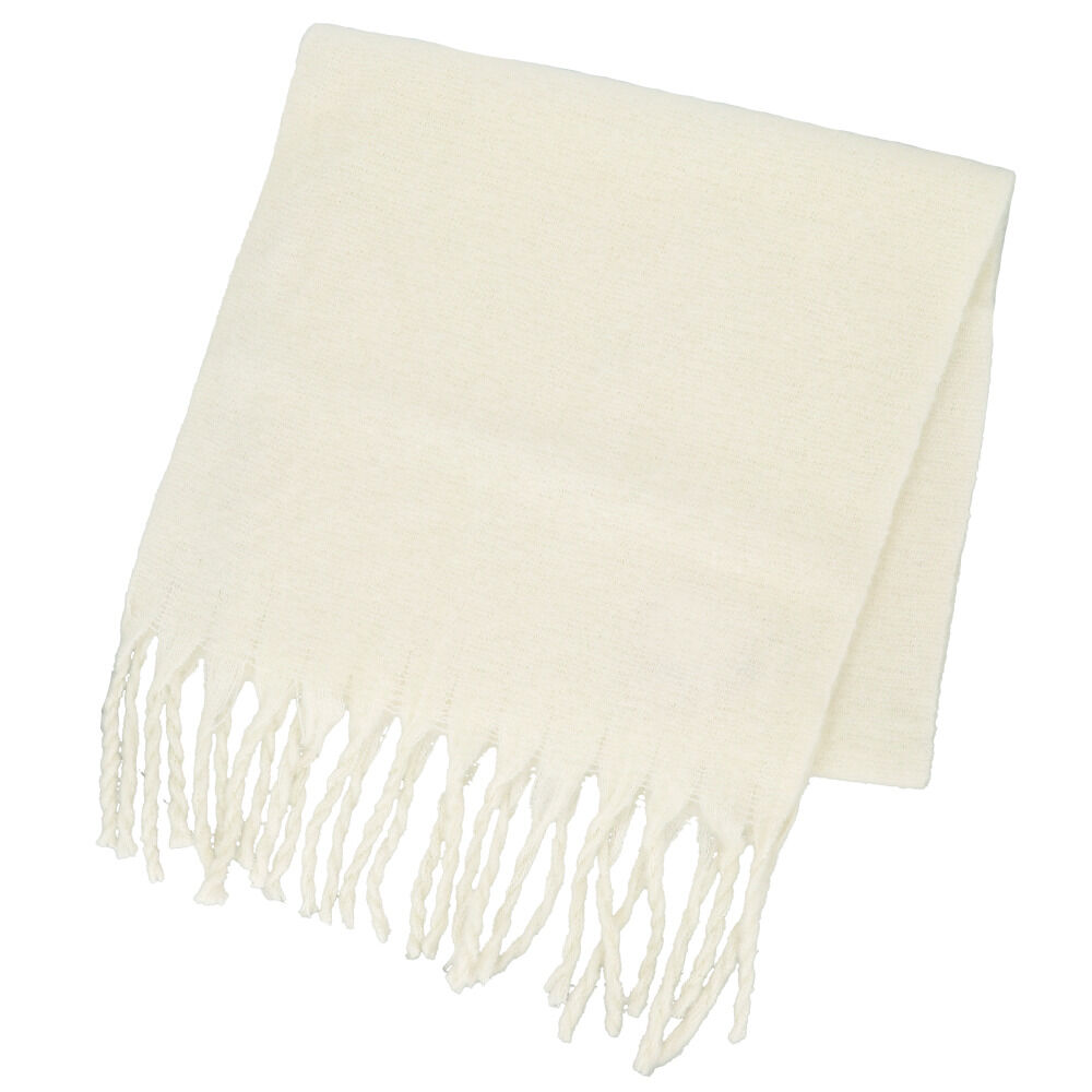 BACKYARD FAMILY「マフラー 大判 通販 襟巻き 首巻き レディース 女性 女の子 ネックウォーマー 冬小物 秋冬」|ストール|ホワイト1