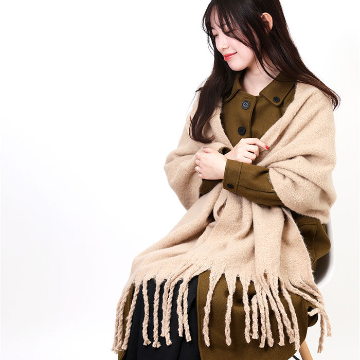 BACKYARD FAMILY「マフラー 大判 通販 襟巻き 首巻き レディース 女性 女の子 ネックウォーマー 冬小物 秋冬」|ストール|