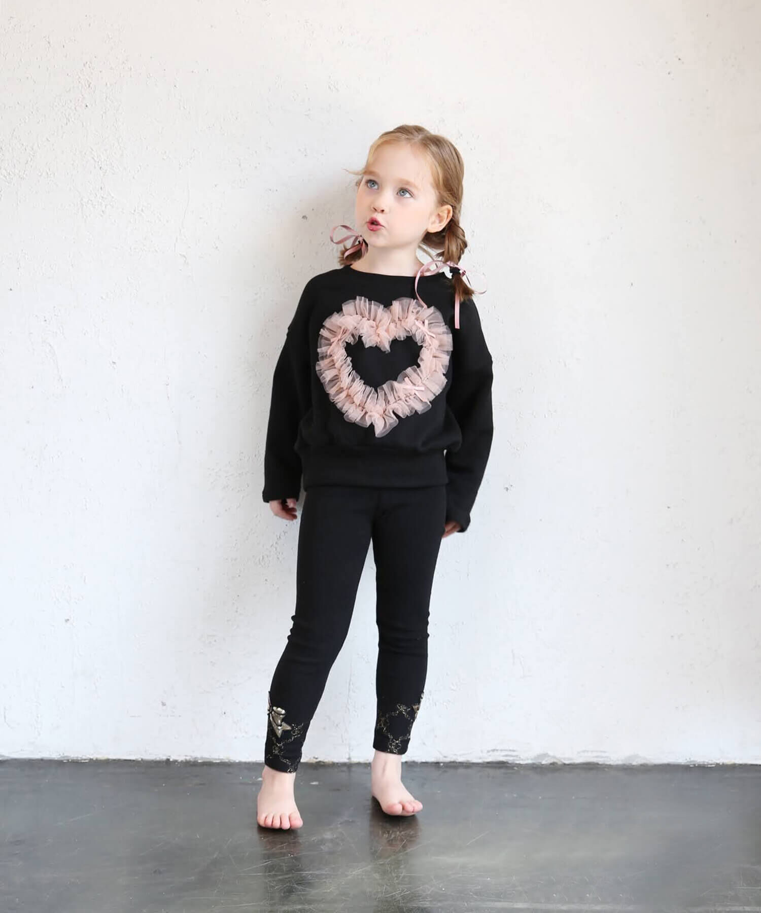 BACKYARD FAMILY「女の子 キッズ レギンス かわいい 通販 スパッツ 64022302 パンツ 秋 冬 春 10分丈」|その他|