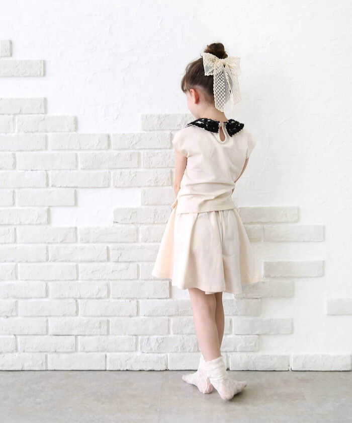 BACKYARD FAMILY「Rora バレッタ キッズ 通販 ミルフルル 髪飾り ヘアクリップ 髪留め リボン 大きめ レース」|その他|