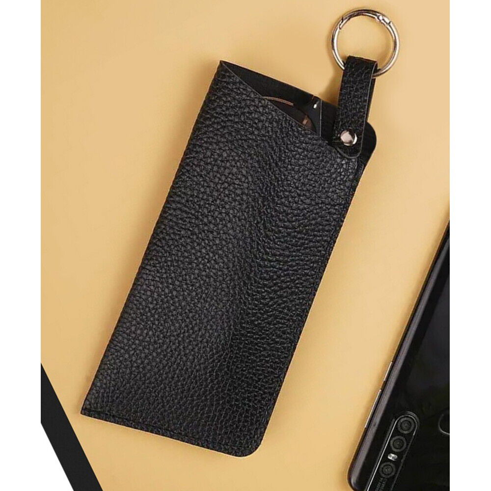 BACKYARD FAMILY「メガネケース カラビナ 通販 めがねケース 眼鏡ケース ソフトケース おしゃれ ソフト 薄型 大人」|その他|ブラック1