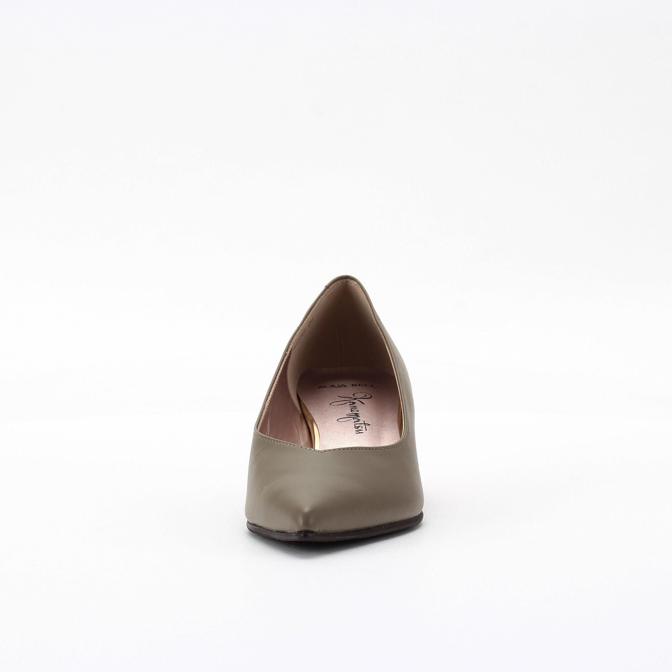 銀座かねまつ「LSDT2101SHPOAK 【本革】【防水】ミドルヒールアクアベルパンプス」|パンプス|