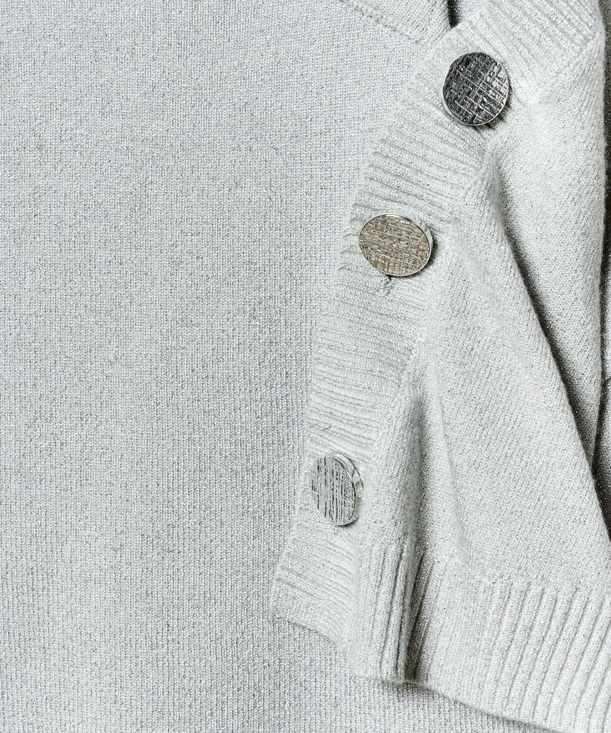 REDYAZEL「ボレロレイヤードデザインラメニット」|カーディガン|