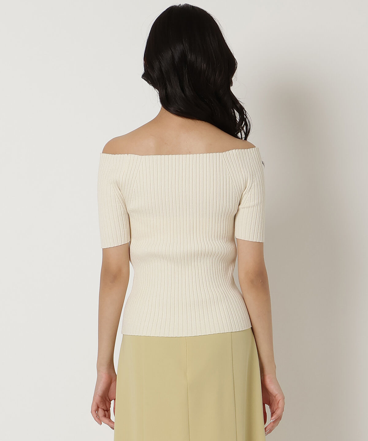 REDYAZEL「半袖リブニット」|ニット・セーター|