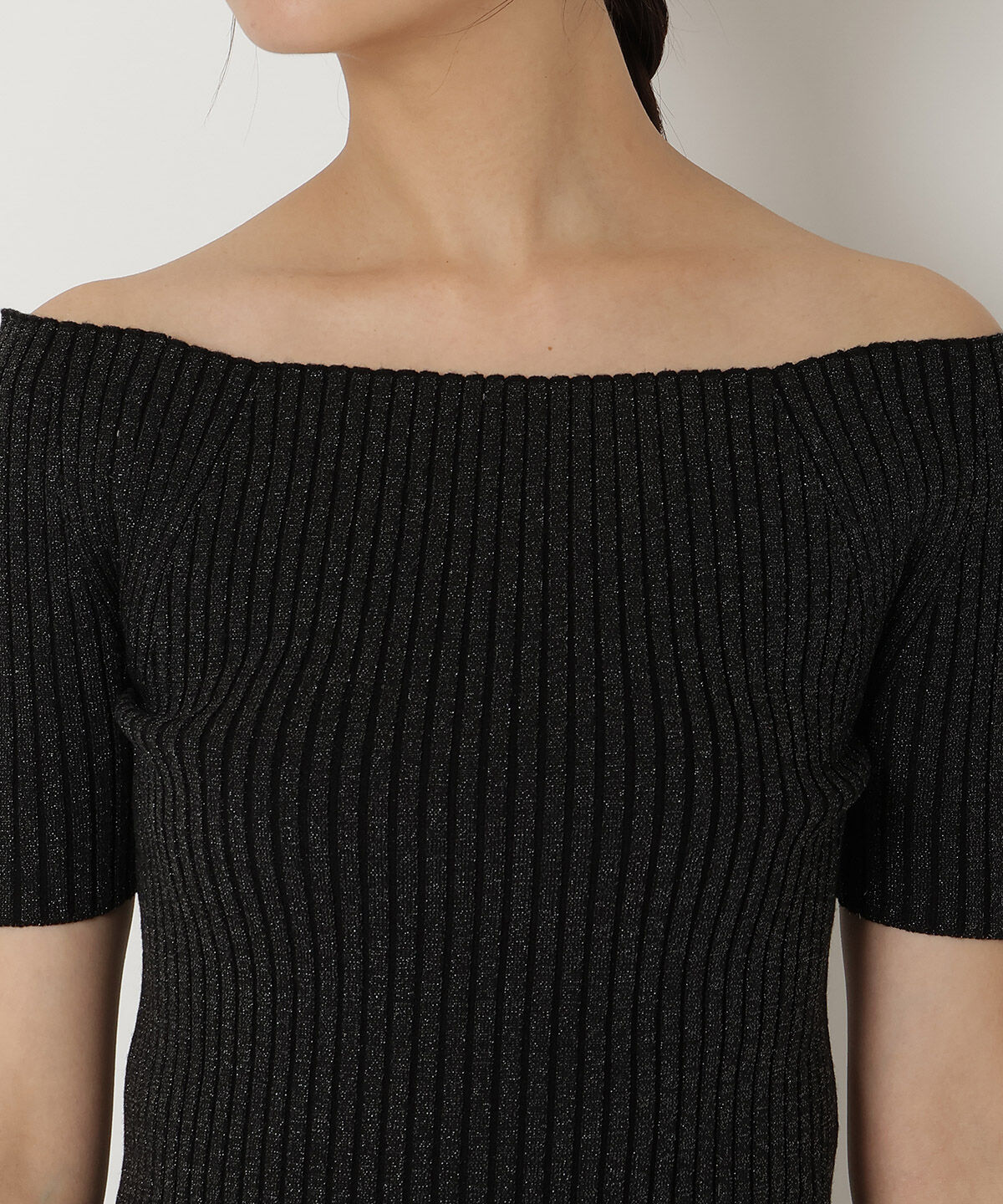 REDYAZEL「半袖リブニット」|ニット・セーター|