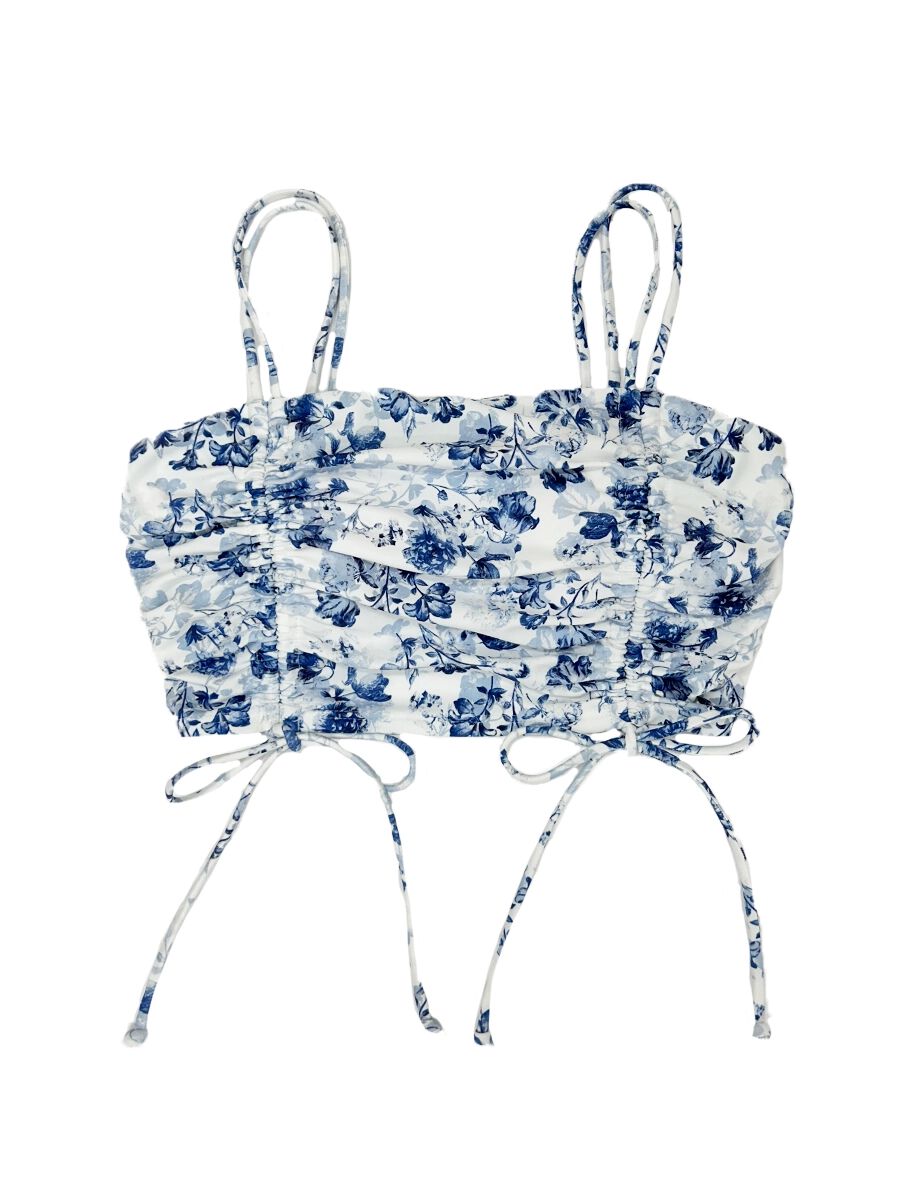 PEAK&PINE「アンティーク調フラワービスチェビキニ」|ビキニ|