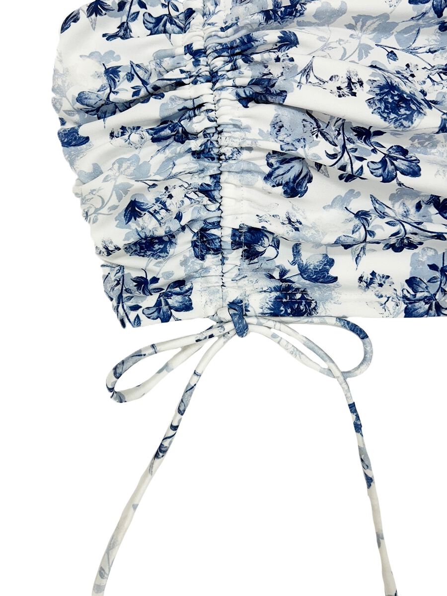 PEAK&PINE「アンティーク調フラワービスチェビキニ」|ビキニ|