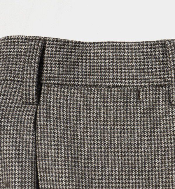 UNITED ARROWS「ハウンドトゥース 1プリーツ パンツ R―MODEL」|スーツ|