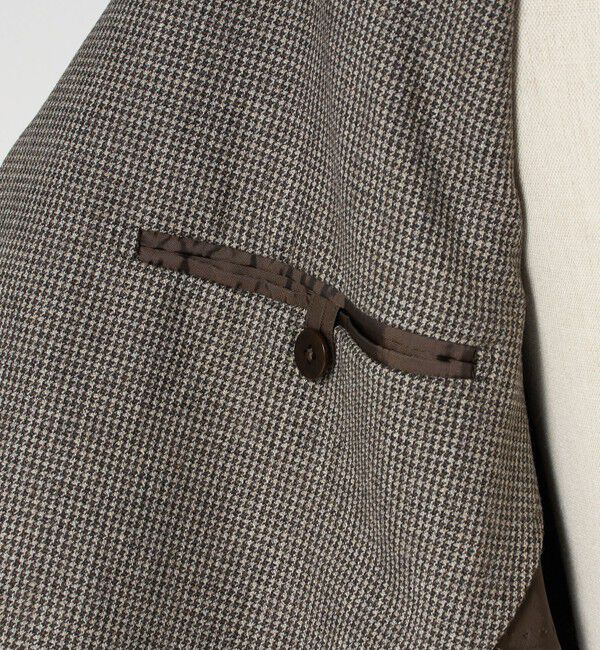 UNITED ARROWS「ハウンドトゥース シングル ３ボタン テーラード ジャケット R―MODEL」|スーツ|