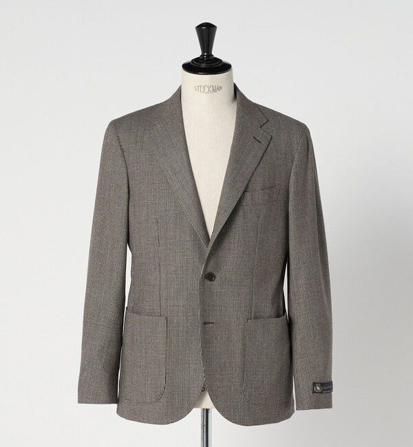 UNITED ARROWS「ハウンドトゥース シングル ３ボタン テーラード ジャケット R―MODEL」|スーツ|