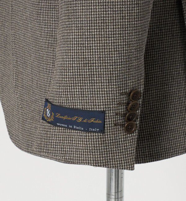 UNITED ARROWS「ハウンドトゥース シングル ３ボタン テーラード ジャケット R―MODEL」|スーツ|