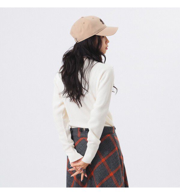 BEAMSBOY「コットン サーマル クルーネック ロングスリーブ Tシャツ」|Tシャツ・カットソー|