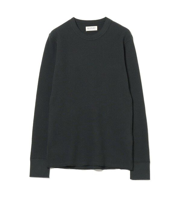 BEAMSBOY「コットン サーマル クルーネック ロングスリーブ Tシャツ」|Tシャツ・カットソー|